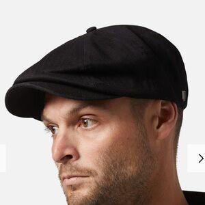 Brixton Black BROOD Newsboy Cap